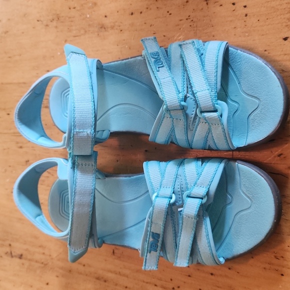Teva Tirra Sport Sandals, unisex,  size youth 5 - Picture 4 of 9